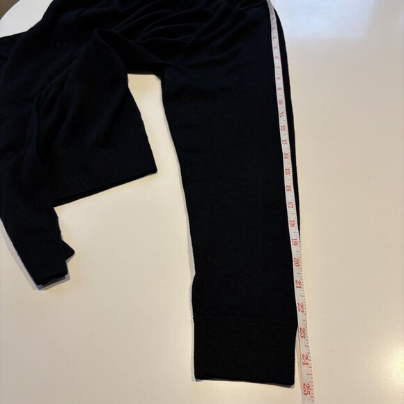 Dunning V-Neck 100% Merino Wool Sweater Men's Large Embroidered Golf - Picture 5 of 9